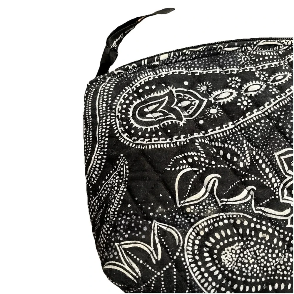 Vera Bradley Grand Travel Cosmetic Makeup Bag Lighten Up Stellar Paisley